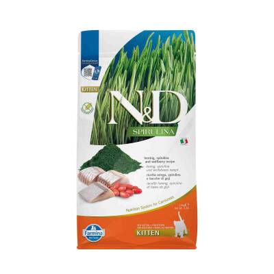 N&D Spirulina Balıklı Yavru Kedi Maması 1,5kg - 1