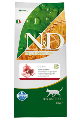 N&D Tahılsız Tavuklu Yetişkin Narlı Kedi Maması 10 Kg - 2