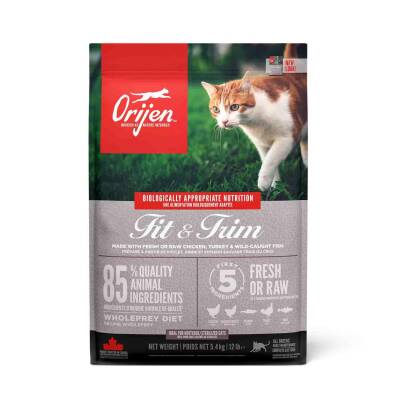 Orijen Fit&Trim Kilo Problemi İçin Tahılsız Kedi Maması 5.4 Kg - 1