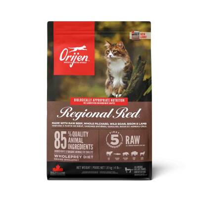 Orijen Regional Red Tahılsız Yetişkin Kedi Maması 1.8 Kg - 1