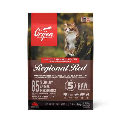 Orijen Regional Red Tahılsız Yetişkin Kedi Maması 5.4 Kg - 1