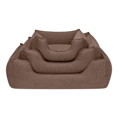 Pet Comfort Alpha Açık Kahverengi Kedi ve Köpek Yatağı S 60x50cm - 4