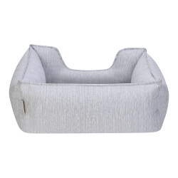 Pet Comfort Alpha Zeugma Açık Gri Kedi ve Köpek Yatağı S 60x50cm - 3