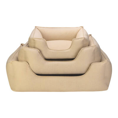 Pet Comfort Alpha Zeugma Açık Sarı Köpek Yatağı M 80x65cm - 4