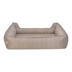 Pet Comfort Delta Bej Kareli Köpek Yatağı L 105x80cm - 3