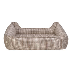 Pet Comfort Delta Bej Kareli Köpek Yatağı M 90x70cm - 3