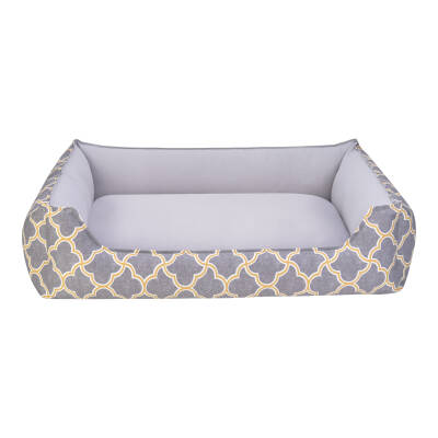 Pet Comfort Delta Köpek Yatağı L.Gri/Gri L 105x80cm - 1