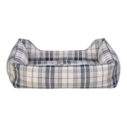 Pet Comfort Delta Lacivert Kareli Kedi ve Köpek Yatağı S 75x60cm - 3