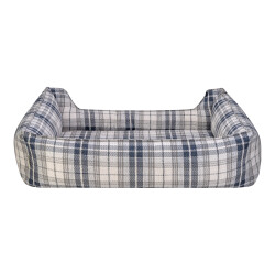 Pet Comfort Delta Lacivert Kareli Köpek Yatağı L 105x80cm - 3