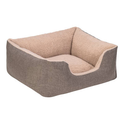 Pet Comfort Echo Kahve-Bej Kedi ve Köpek Yatağı S 60x50cm - 2