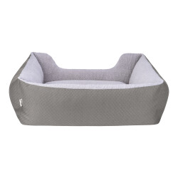 Pet Comfort Echo Köpek Yatağı Gri/Gri Peluş L 105x80cm - 3