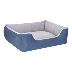 Pet Comfort Echo Köpek Yatağı Mavi/Gri Peluş L 105x80cm - 3