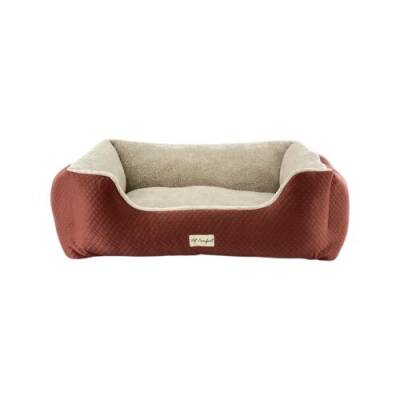 Pet Comfort Echo Köpek Yatağı Tarçın/Ecru Peluş L 105x80cm - 1