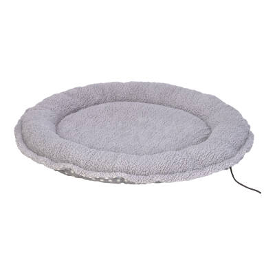 Pet Comfort Sunflower Kedi ve Köpek Yatağı Çift Taraflı Gri Dot/Peluş 85cm - 3