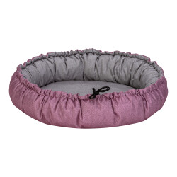 Pet Comfort Sunflower Kedi ve Köpek Yatağı Çift Taraflı Pembe/Gri 85cm - 2