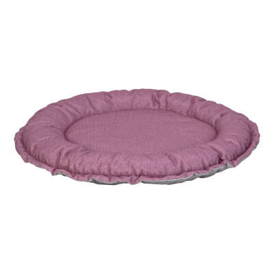 Pet Comfort Sunflower Kedi ve Köpek Yatağı Çift Taraflı Pembe/Gri 85cm - 4