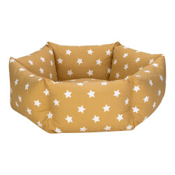 Pet Comfort Tokyo Sarı Star Köpek Yatağı M 70cm - 1