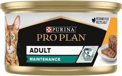 Pro Plan Adult Tavuk Etli Yetişkin Kedi Konservesi 85 gr X 24 adet - 1