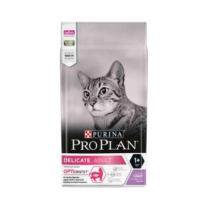 Pro Plan Delicate Hassas Ve Seçici Yetişkin Kediler Için Hindili Kedi Mamasi 1,5 Kg - 1