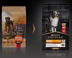 Pro Plan Duo Delice Medıum&Large Parça Sığır Etli Yetişkin Köpek Maması 10 Kg - 2