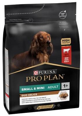 Pro Plan Duo Delice Small Adult Küçük Irk Biftek Ve Pirinçli Yetişkin Köpek Mamasi 2,5 Kg - 1