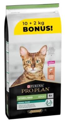 Pro Plan Sterilised Kisirlaştirilmiş Kediler Için Somonlu Kedi Mamasi 10Kg+2Kg - 2