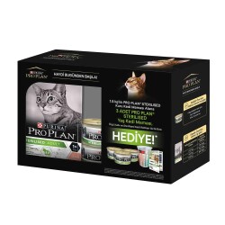 Pro Plan Sterilised Kisirlaştirilmiş Kediler Için Somonlu Kedi Mamasi 1,5 Kg + Adet Konserve Hediyeli Paket - 1