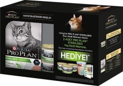 Pro Plan Sterilised Kisirlaştirilmiş Kediler Için Somonlu Kedi Mamasi 1,5 Kg + Adet Konserve Hediyeli Paket - 2