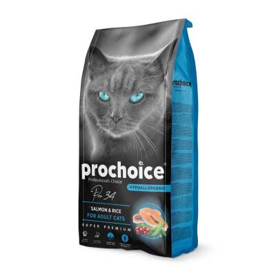 ProChoice Pro 34 Salmon&Rice Somonlu Yetişkin Kedi Maması 15 Kg - 1