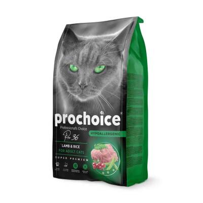 ProChoice Pro 36 Lamb & Rice Kuzu Pirinçli Yetişkin Kedi Maması 2 Kg - 1