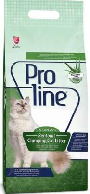 Proline Aloe Veralı İnce Topaklaşan Bentonit Kedi Kumu 5 L - 1