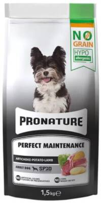 Pronature Hypo-allergenic Küçük Irk Kuzulu Ve Enginarlı Tahılsız Yetişkin Köpek Maması 1,5 kg - 1