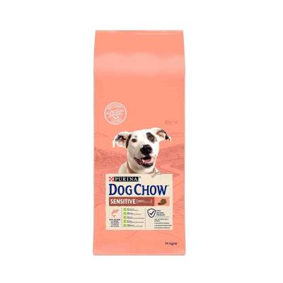 Purina Dog Chow Sensitive Somonlu Yetişkin Köpek Maması 14 Kg - 1