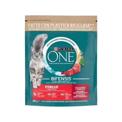 Purina One Sığır Etli Kısırlaştırılmış Kedi Maması 800gr - 1