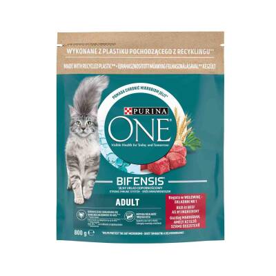 Purina One Sığır Etli Yetişkin Kedi Maması 800gr - 1