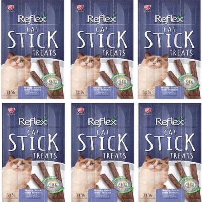 Reflex Cat Stick Tavşanlı Kedi Ödül Çubuğu 5 gr x 3 - 6'lı - 1