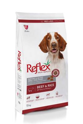 Reflex High Energy Biftekli Yetişkin Köpek Maması 15 KG - 1