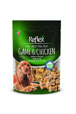 Reflex Plus Av Hayvanı Tavuk Parçalı Küçük Irk Köpek Ödülü 150 gr - 1