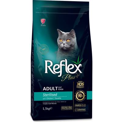 Reflex Plus Sterilised Tavuklu Kısırlaştırılmış Yetişkin Kedi Maması 1.5 KG - 1