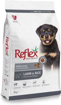 Reflex Puppy Kuzu Etli ve Pirinçli Yavru Köpek Maması 3 KG - 1