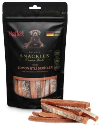 Reflex Snackies Füme Somon Etli Şeritler Köpek Ödülü 170 Gr - 1