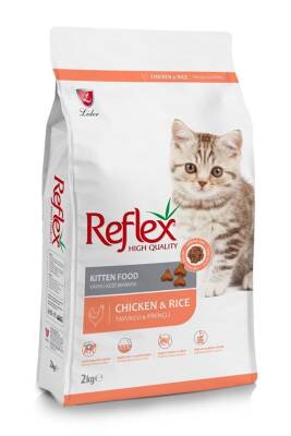 Reflex Tavuklu ve Pirinçli Yavru Kedi Maması 2 KG - 1