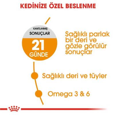 Royal Canin Hair & Skin Hassas Tüylü Kediler Için Mama 4 Kg - 3