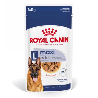 Royal Canin Maxi Adult Büyük Irk Yetişkin Köpekler İçin Parça Etli Konserve Mama 140 Gr * 10 Adet - 1