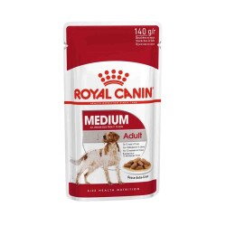 Royal Canin Medium Adult Orta Irk Yetişkin Köpekler İçin Parça Etli Yaş Mama 140 Gr - 6