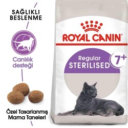 Royal Canin Sterilised +7 Kısırlaştırılmış Yaşlı Kedi Maması 1,5kg - 1