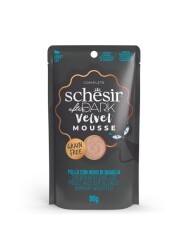 Schesir After Dark Mousse Tavuk Etli ve Bıldırcın Yumurtalı Tahılsız Yetişkin Kedi Konservesi 80 Gr - 1