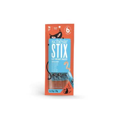 Schesir Cat Stix Somonlu Krema Kedi Ödülü 6x15gr - 1