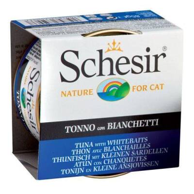 Schesir Jel İçinde Ringa&Ton Balikli Konserve Kedi Mamasi 85 Gr - 1