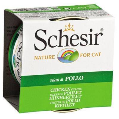 Schesir Jel İçinde Tavuk Etli Konserve Kedi Mamasi 85 Gr - 1